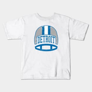 Detroit Retro Helmet - White Kids T-Shirt